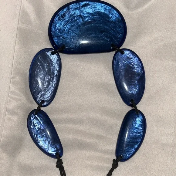 BLUE stone necklace - Picture 5 of 6